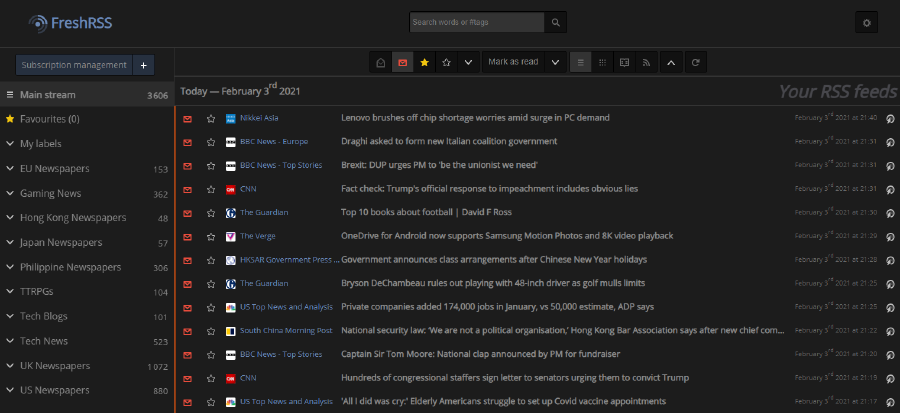 RSS Readers